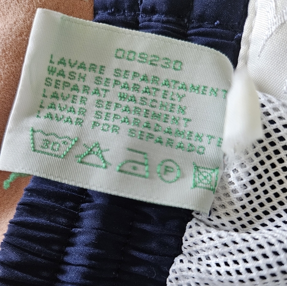 Vintage Diadora Womens Medium Track Pants Blue Pockets Zipper at Ankle Lined - Picture 9 of 10